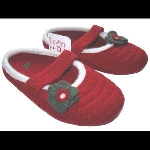 NWT Acorn Boiled Wool Slippers, sz 12.5-13.5